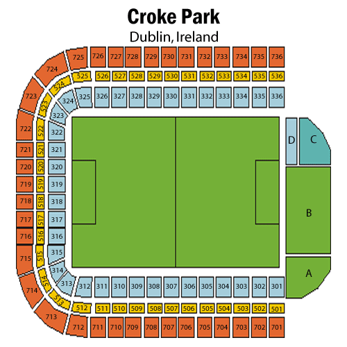 02 Arena Dublin Seating Plan