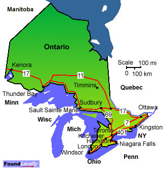 Canada Map With Cities