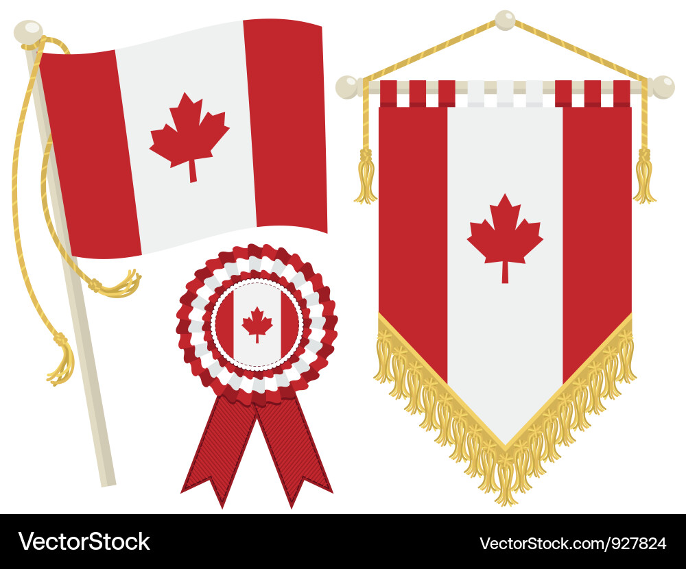 Canadian Flag Vector Art