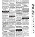 Classified Ads Newspaper Definition