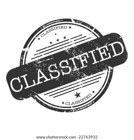 Classified Stamp Vector