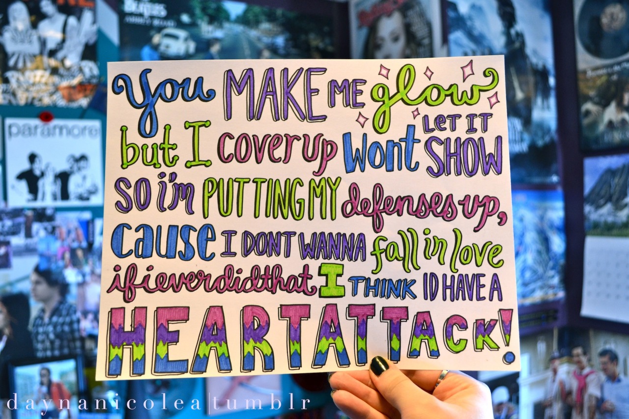 Heart Attack Lyrics Tumblr