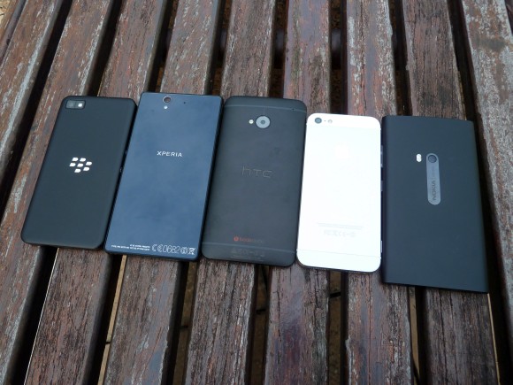 Htc One Vs Iphone 5 Vs Galaxy S4 Vs Xperia Z