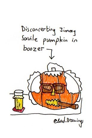 Jimmy Savile Pumpkin Halloween