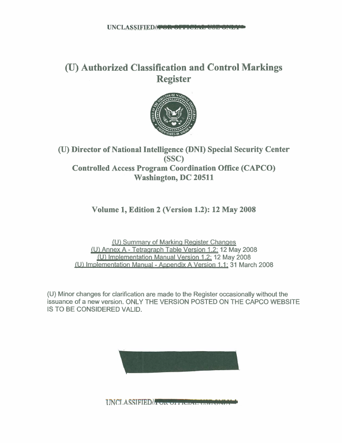 Marking Classified Documents Guide