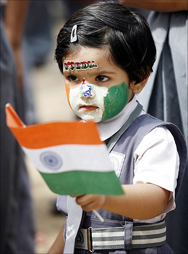 National Flag Animation India