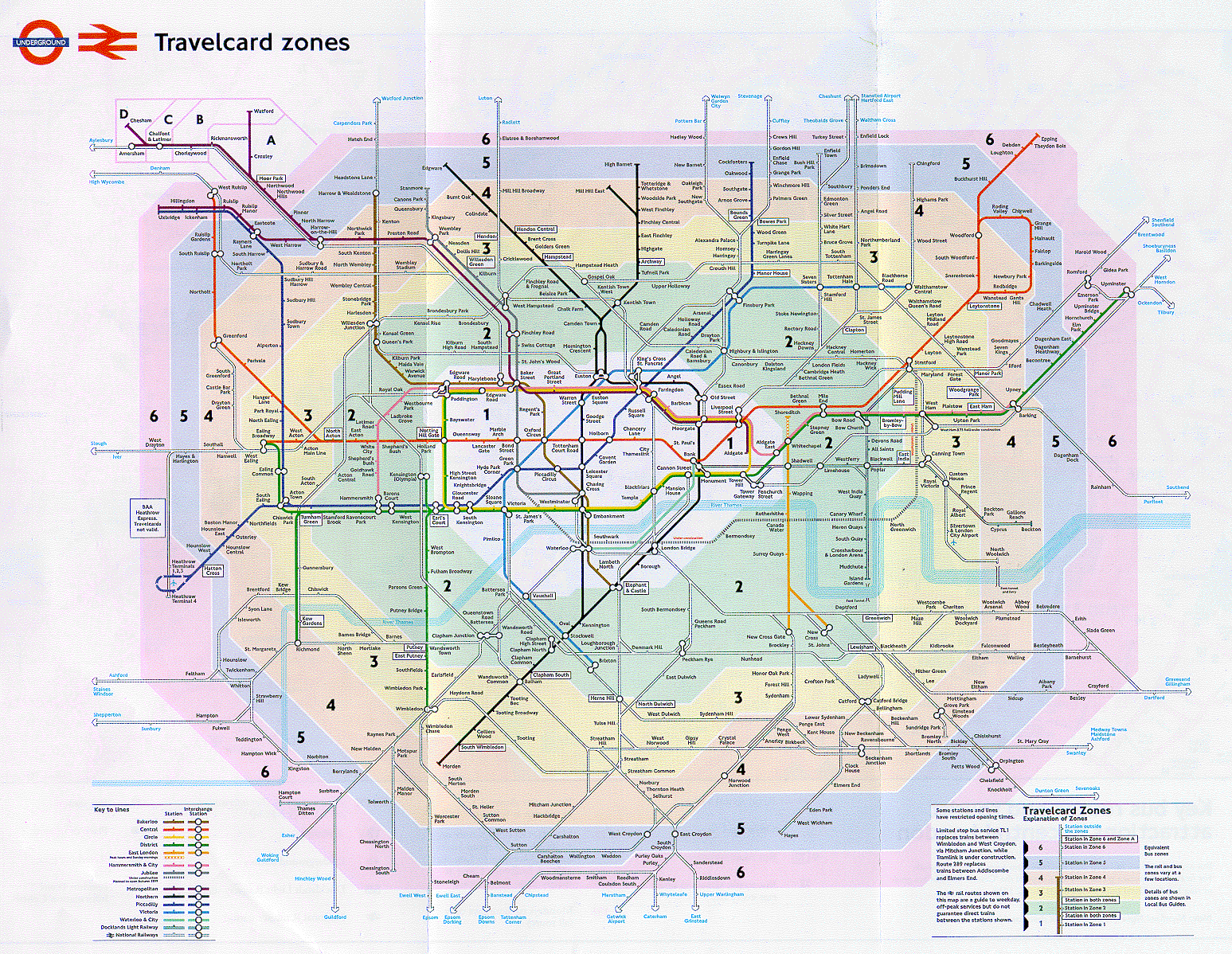 National Rail Map