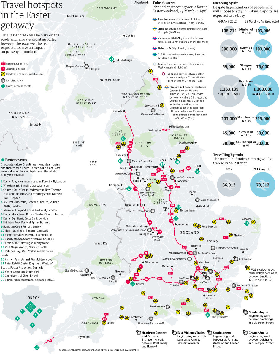 National Rail Map England