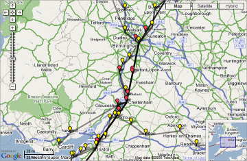 National Rail Map England