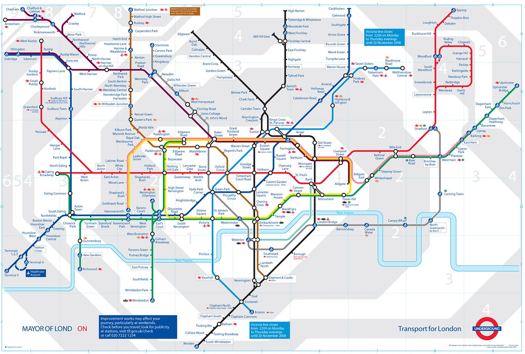 National Rail Map London
