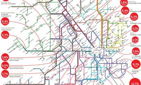 National Rail Map London And South East