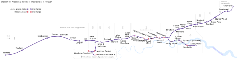 National Rail Map South East