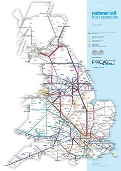 National Rail Map Uk