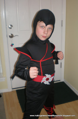 Ninja Costume For Kids Homemade