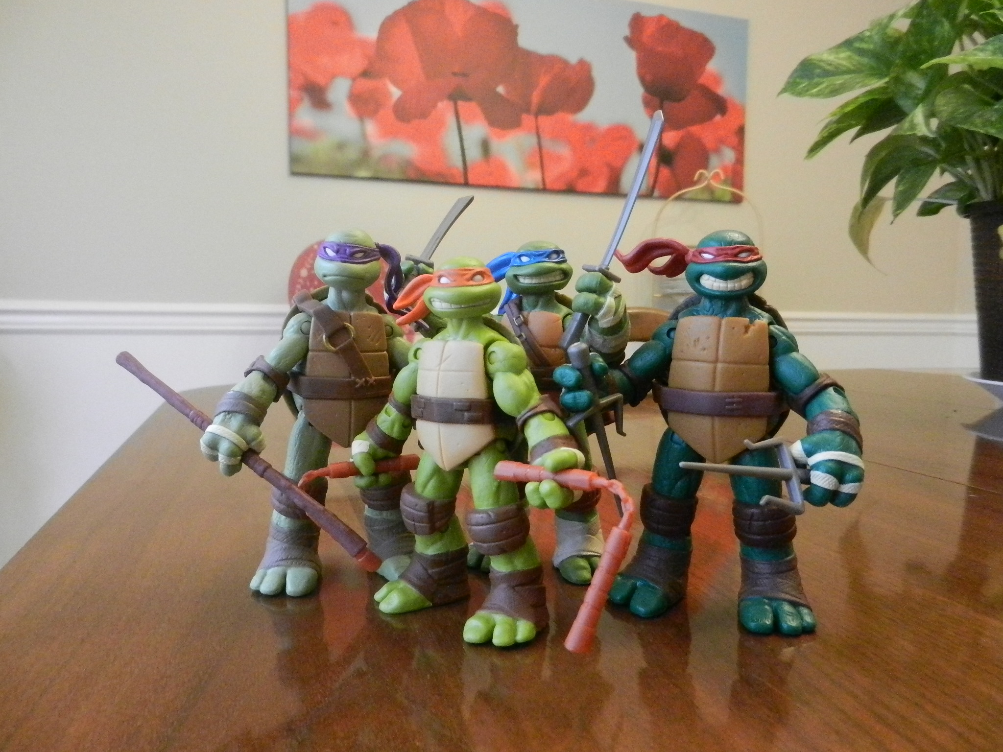 Ninja Turtles Names And Colors And Weapons
