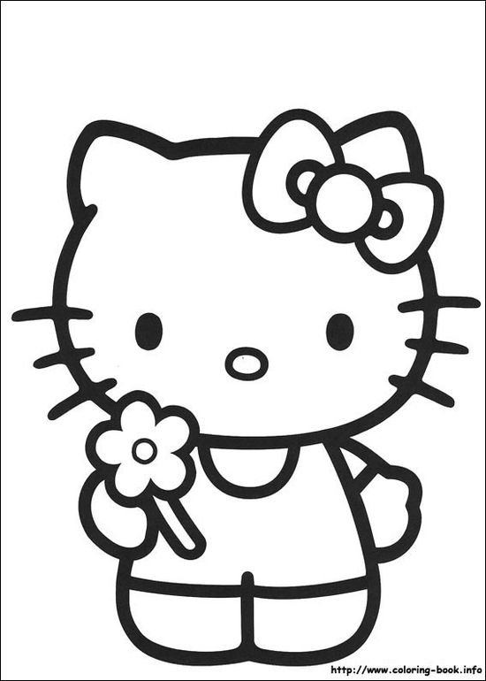 Printable Hello Kitty Coloring Pages For Girls