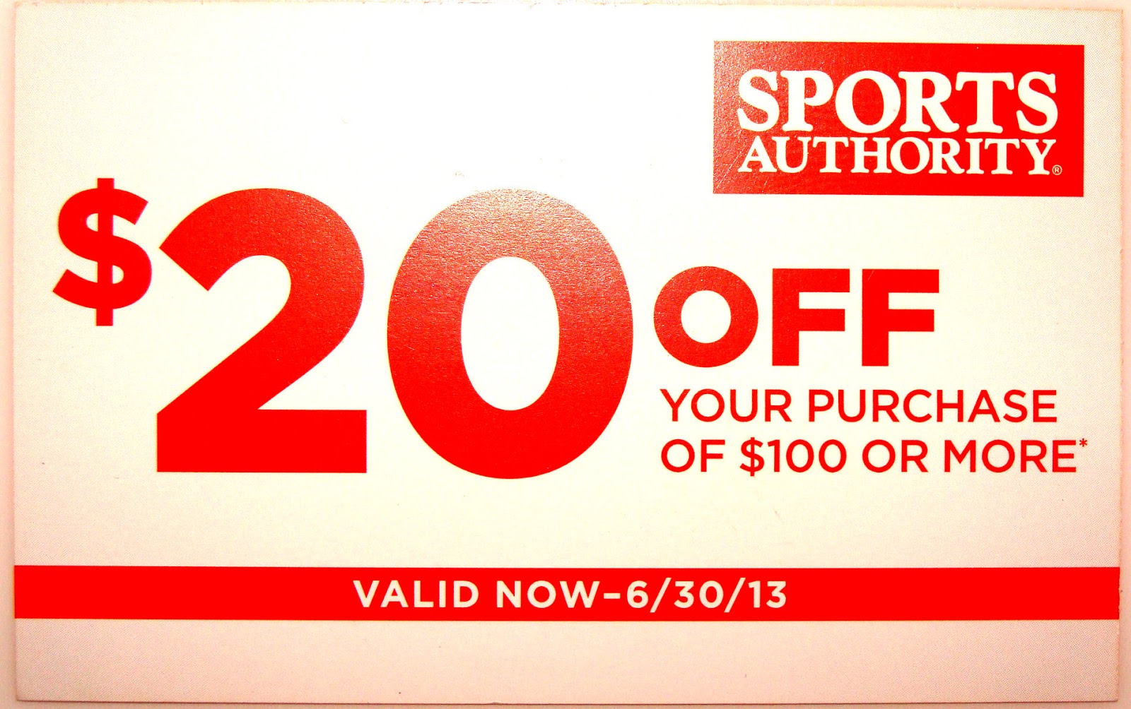 Sports Authority Coupon Printable August