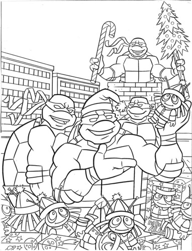 Teenage Mutant Ninja Turtles Coloring Pages