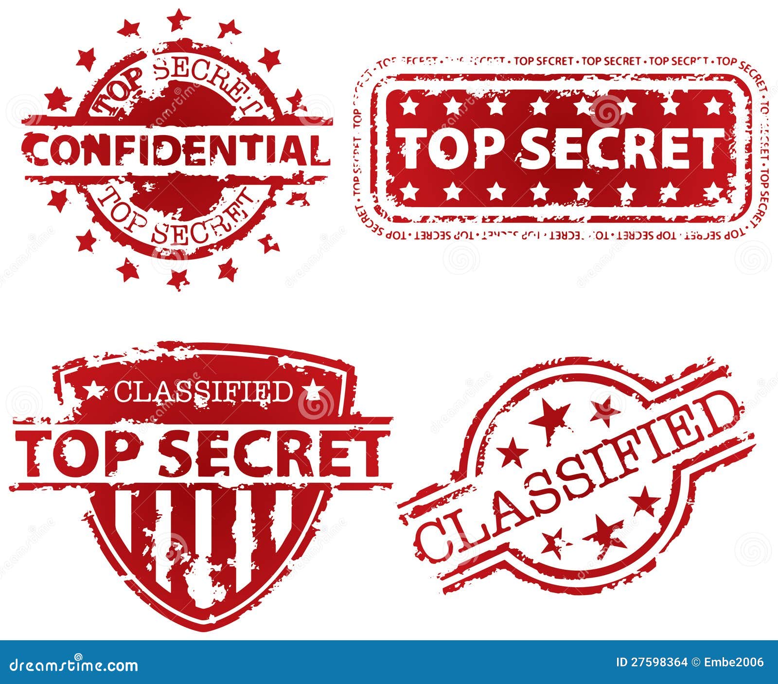 Top Secret Classified Stamp